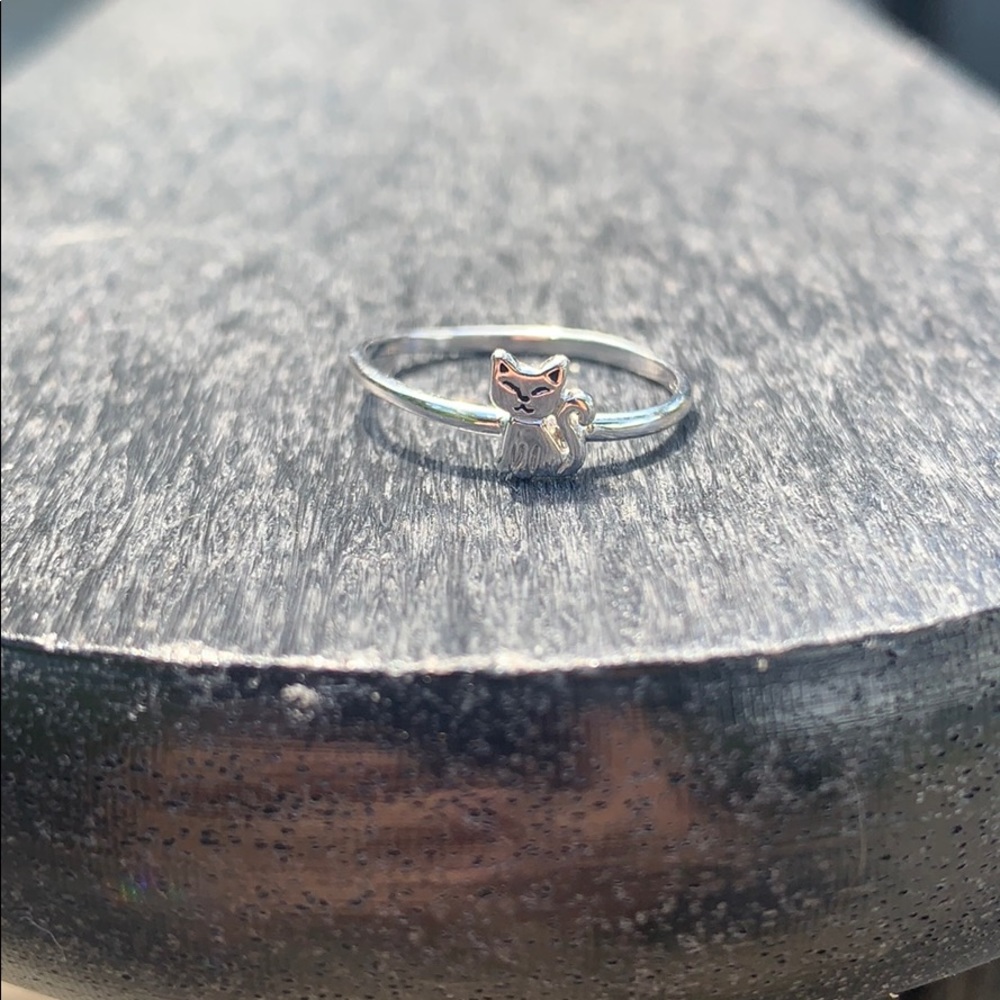 Kitty Silver Ring